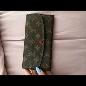 Auth Louis Vuitton Emilie Monogram Bifold Wallet